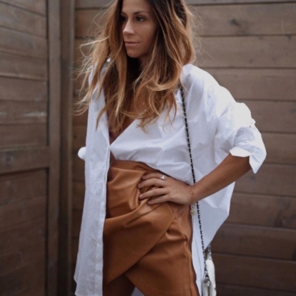 NWT Zara Oversized Poplin Shirt - Picture 4 of 11